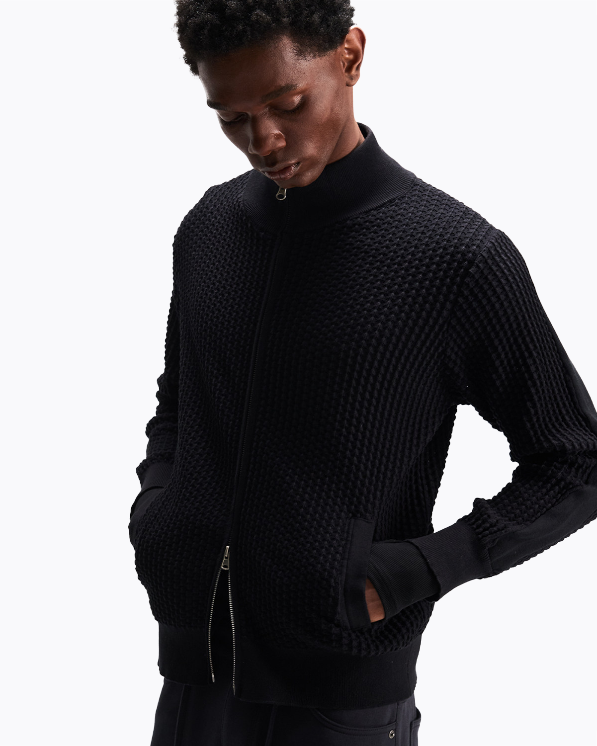 The Textured Knit Jacket