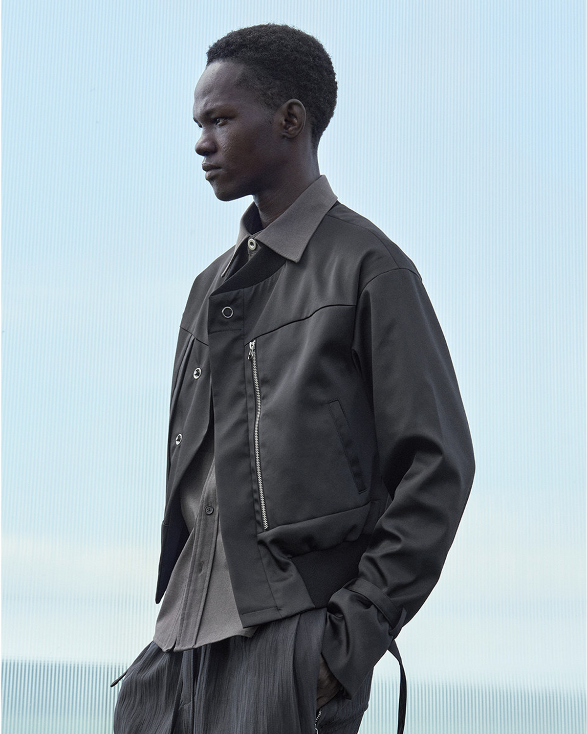 The Asymmetric Short Jacket