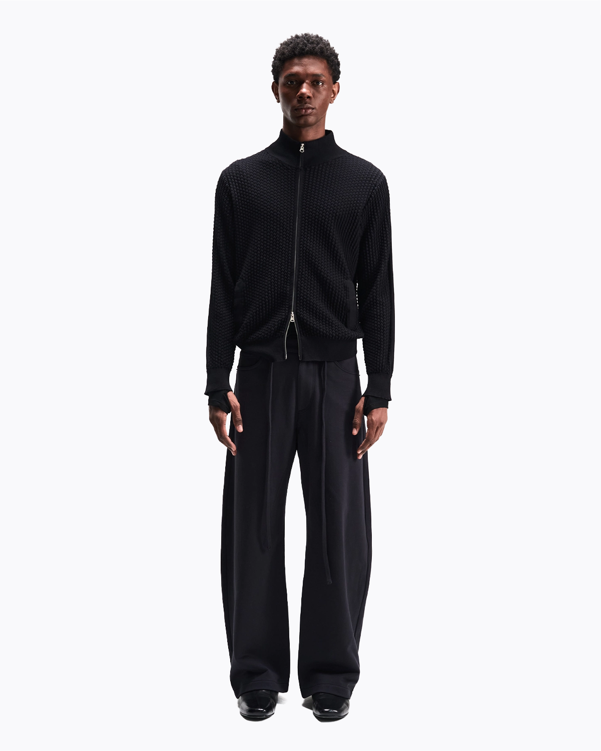 The Textured Knit Jacket